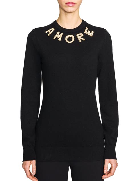 sweater dolce gabbana mujer|dolce and gabbana cashmere sweater.